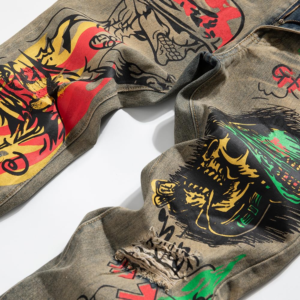 italy製 skull studs design denim jeans Double Denim, Does It Work? - This Week At Tate + Yoko Ep